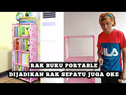  REVIEW  MERAKIT RAK  PORTABLE  SERBAGUNA MULTIFUNGSI BISA 