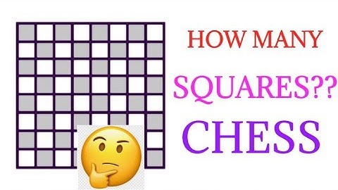 Number of squares in a chess board