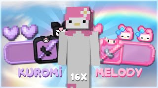 My Melody and Kuromi Texture Pack 16x Showcase   Release