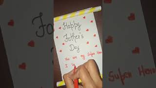 shorts Beautiful Handmade Fathers Day Greeting Card. 3d Pop Up Fathers day card Idea shortvideo