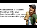 Gulabi 2.0 Lyrics Video|Tulsi Kumar|Amaal Mallik|Yash Naverkar