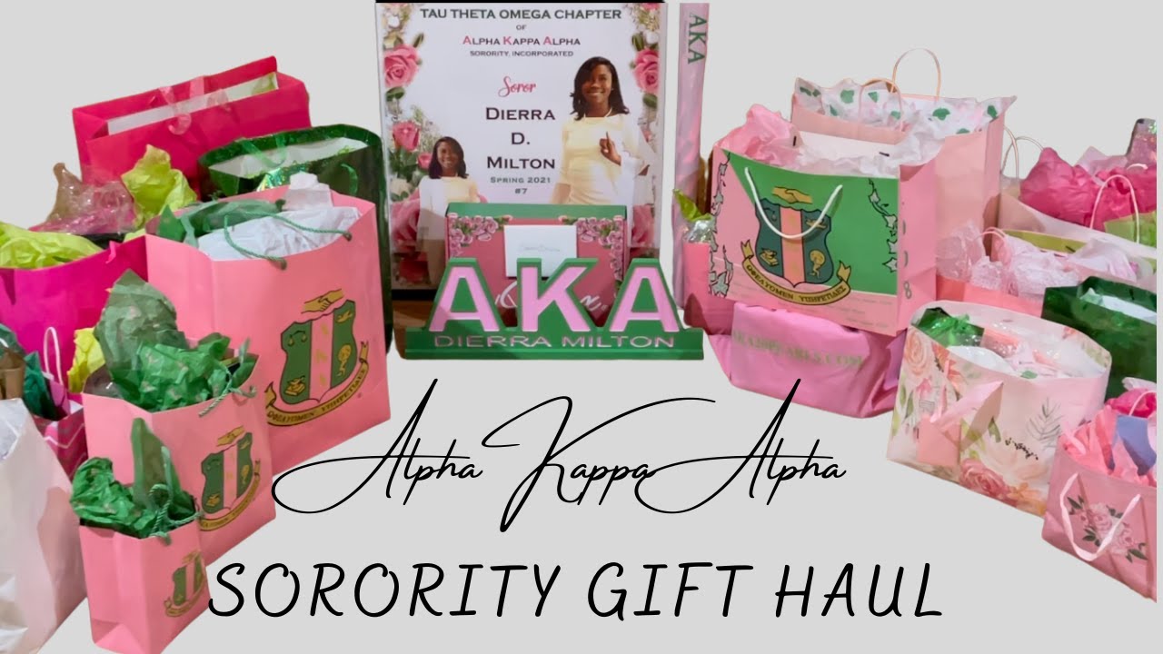 alpha kappa alpha crossing gifts