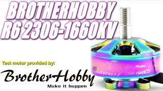 BrotherHobby R6 2306-1660KV 6S Thrust Tests