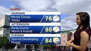 Strong storms late this evening and tonight in south-central Pennsylvania