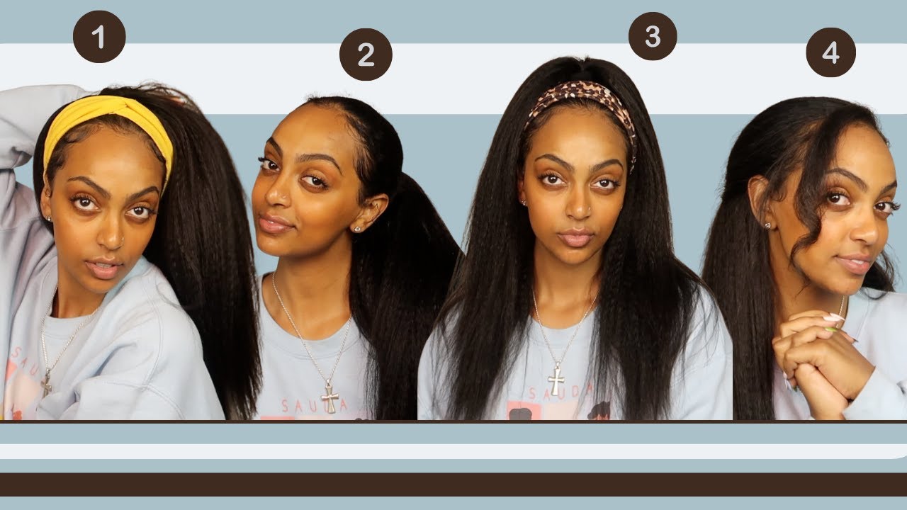 4 Styles Using 1 Wig... | ft. Curls Queen - YouTube