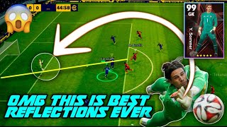 BEST GK EFOOTBALL 2023 MOBILE, YANN SOMMER BEST GOALKEEPER REFLEX LIKE CASILLAS #efootball2023