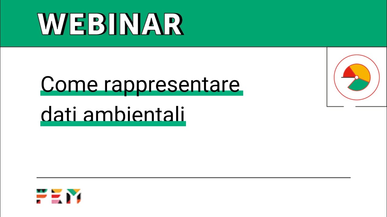 Webinar | Come rappresentare dati ambientali
