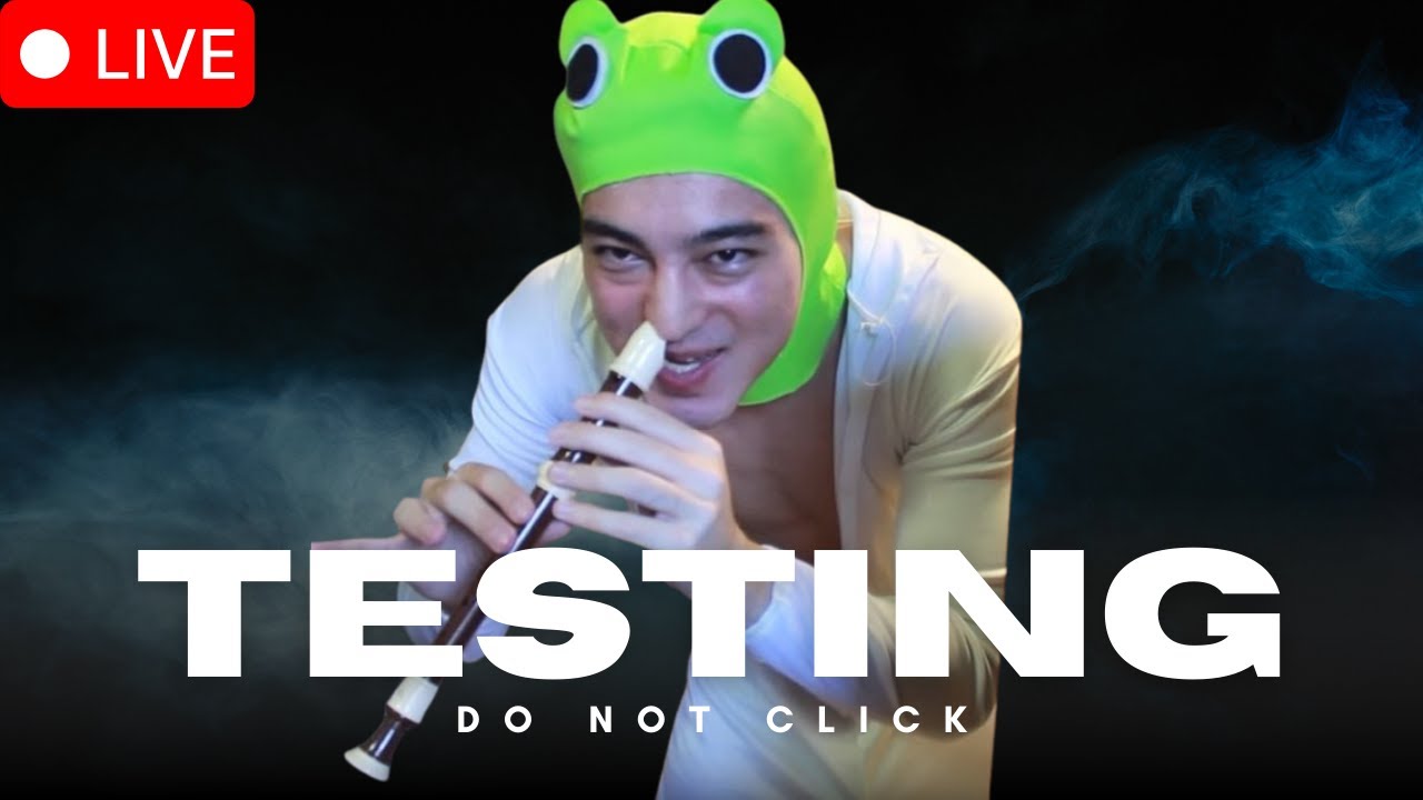 Do Not Click Test LIVE 🔴| Test Stream - DO NOT CLICK | CarlosIsGaming - YouTube