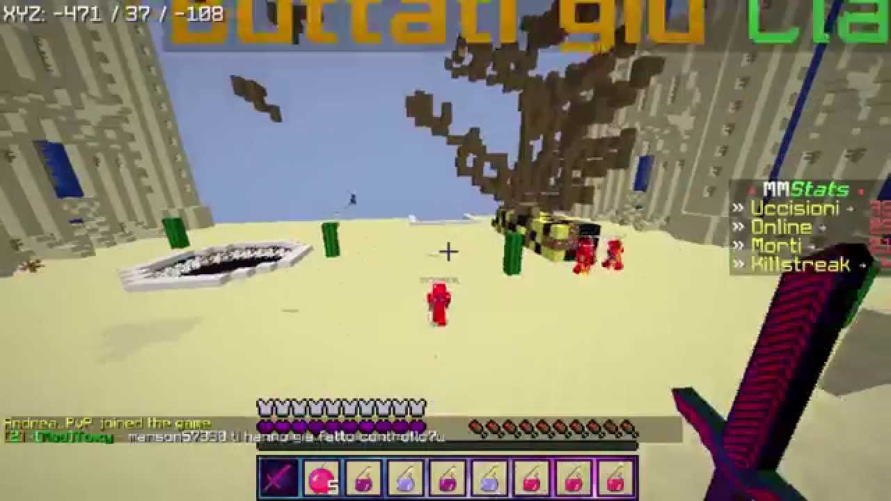 Minecraft Pvp #4 - Nuovo Server MineMania - YouTube