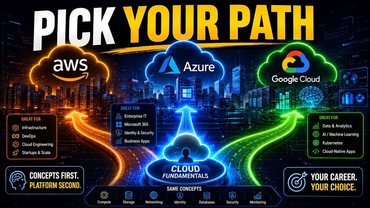 AWS vs Azure vs Google Cloud: Which Should You Learn First?