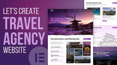 Build a Travel Agency Website From Scratch | WordPress & Elementor Complete Tutorial (2026)