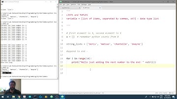 Creating Visual Stimuli in Python 1.7: Using  LISTS in python