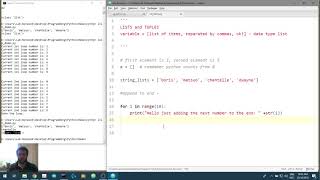 Creating Visual Stimuli in Python 1.7: Using  LISTS in python