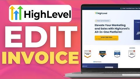 How To Edit Invoice Message From GoHighLevel