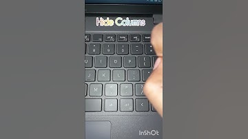 Daily use short keys-Hide columns #smartphone #computer #excel #mstechtricks #keyboard #shorts