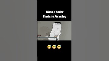 When a Coder Starts To Fix a BUG | Software Developer Life 😅🧑‍💻 #code  #programming #coding #shorts