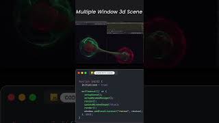 Multiple window 3d scene 🌎😯 using javascript html and CSS #programming #coding #javascript#html #css
