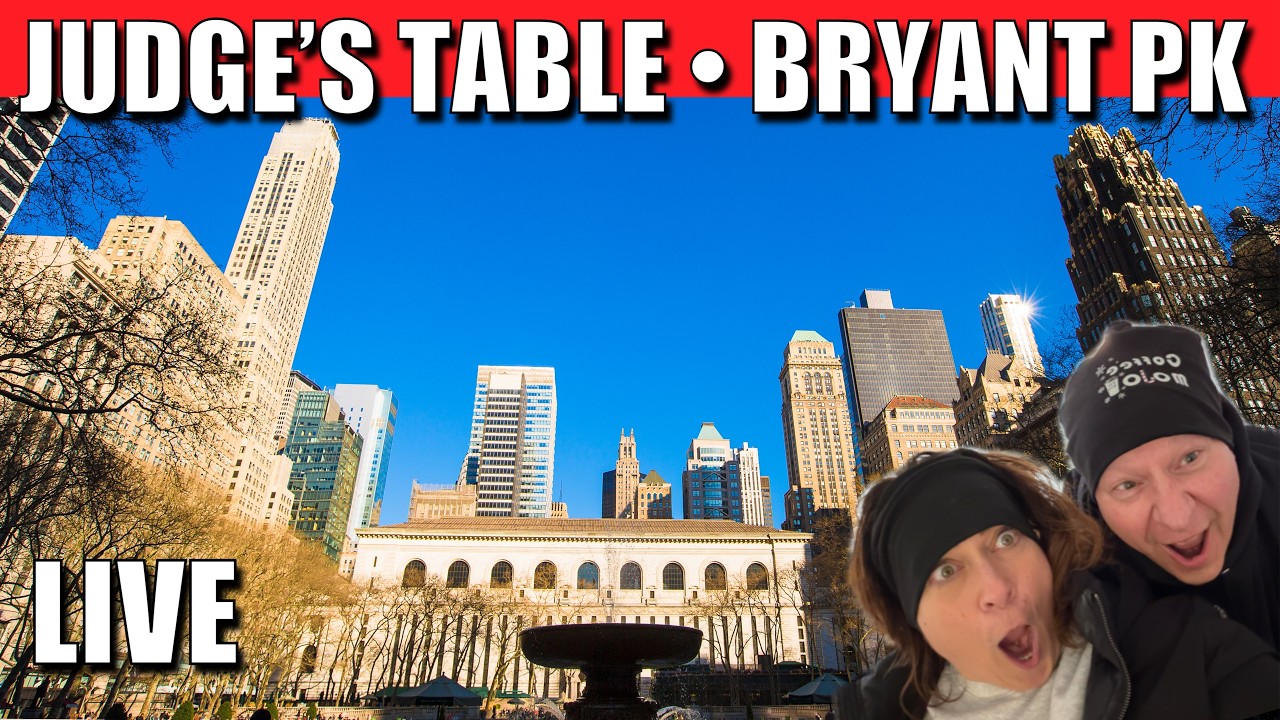 LIVE 🔴 People Watching in Bryant Park ☀️ Sunday Funday!  #NYC #park #explore