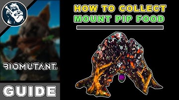 How to Pick up & Collect Mount Pip Food in Biomutant | Beginners Guide | Exploration Tools