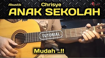 Kunci gitar (chrisye anak sekolah) chord gitar tutorial akustik mudah
