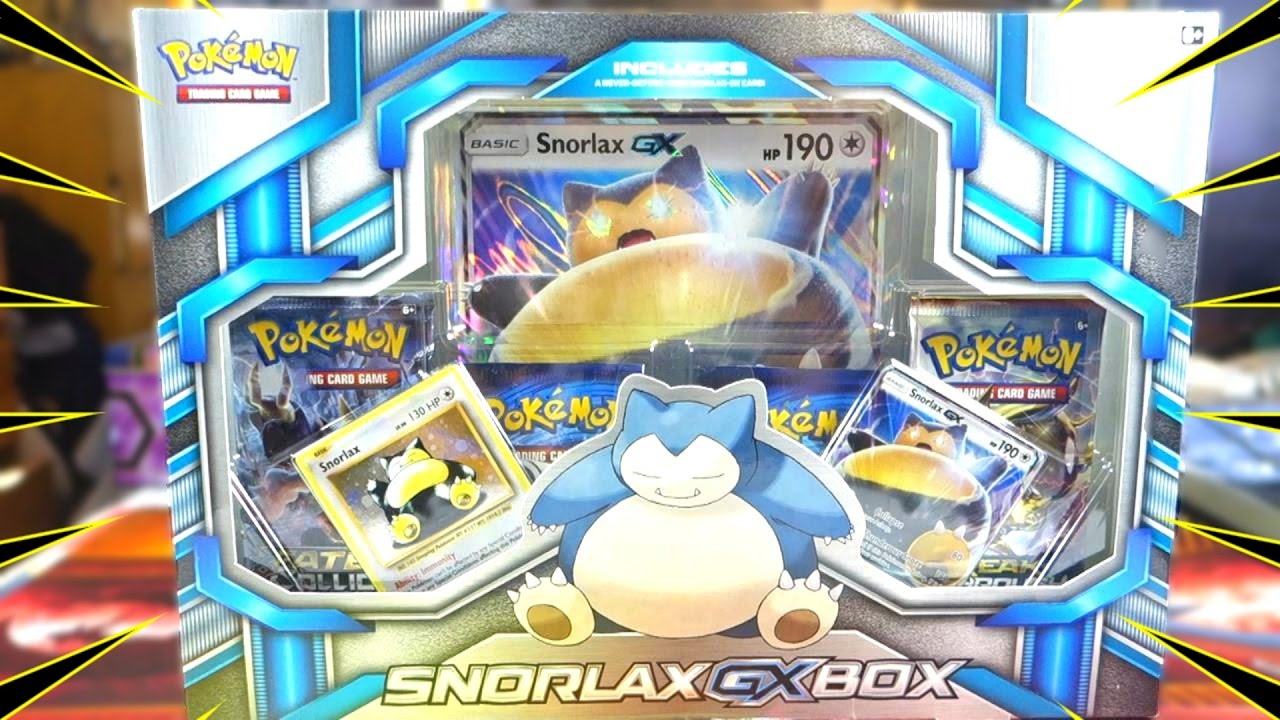 Pokemon Cards Snorlax Gx Box Opening Early Epic First Sun And Moon English Ultra Rare