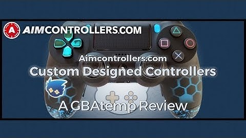 Aim Controllers Custom PS4 Controller Unboxing and Review