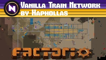 Factorio Engineering - VANILLA TRAIN NETWORK by Haphollas