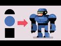 How to Draw a GAME CHARACTER , SUPER EASY IPad Adobe Illustrator Step by Step Tutorial