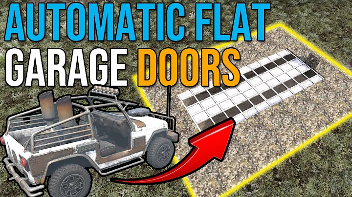 Automatic Flat Garage Door Base Entry ! | V2 | TUTORIAL | 7 Days to Die