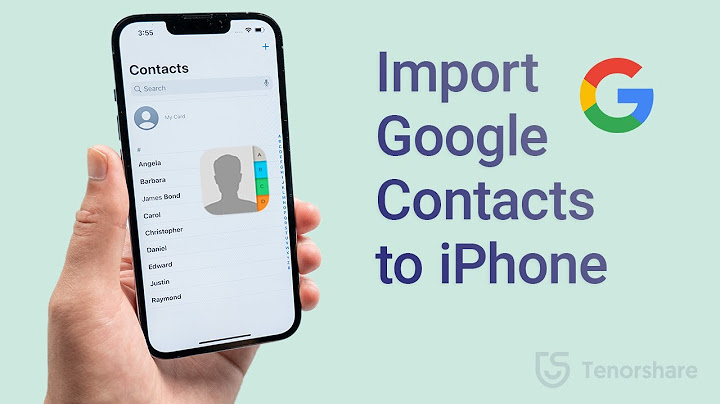 How to download contacts from google drive to iphone