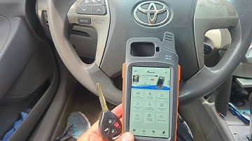Toyota Camry 2012 all key lost using Xhorse key tool Max pro 