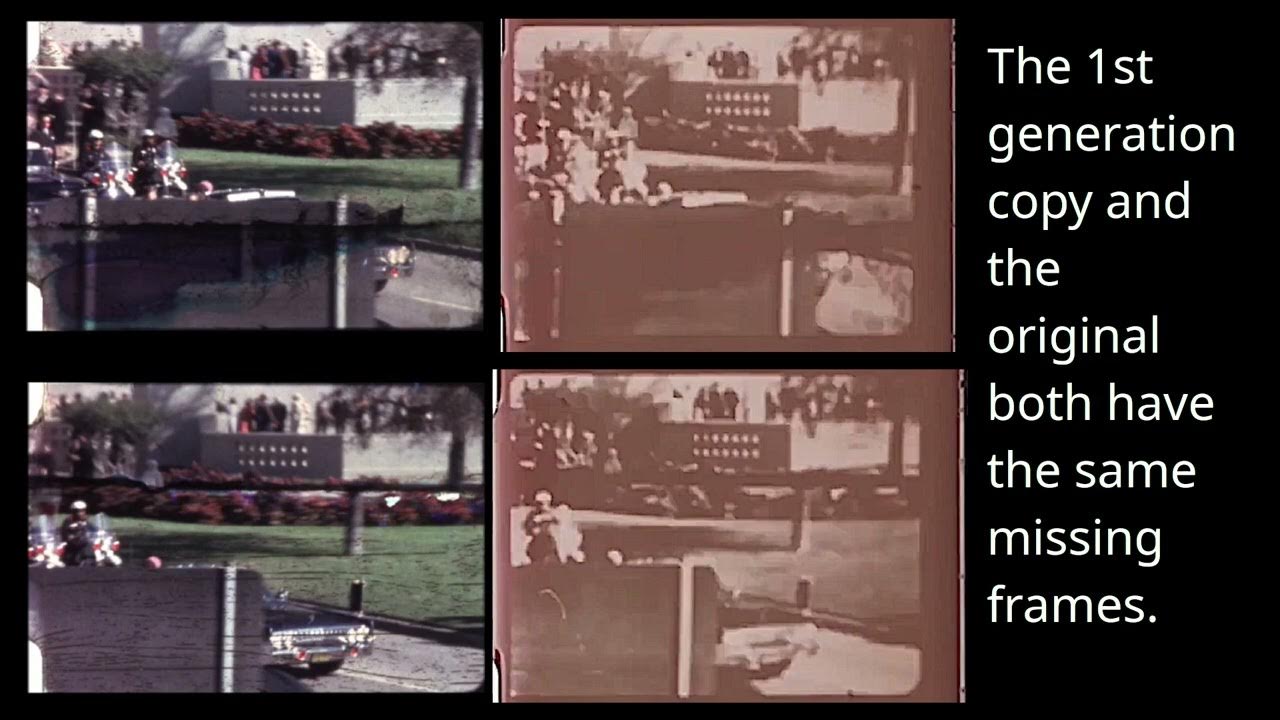 1st Generation Secret Service Copy Of The Zapruder Film Is Missing
