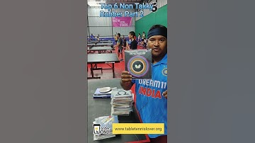 Top 6 niet-plakkerige rubbers (deel 1) Verbeter je tafeltennisspel