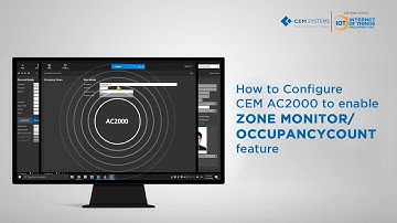 How to Configure CEM AC2000 to enable ZONE MONITOR/OCCUPANCY COUNT feature.