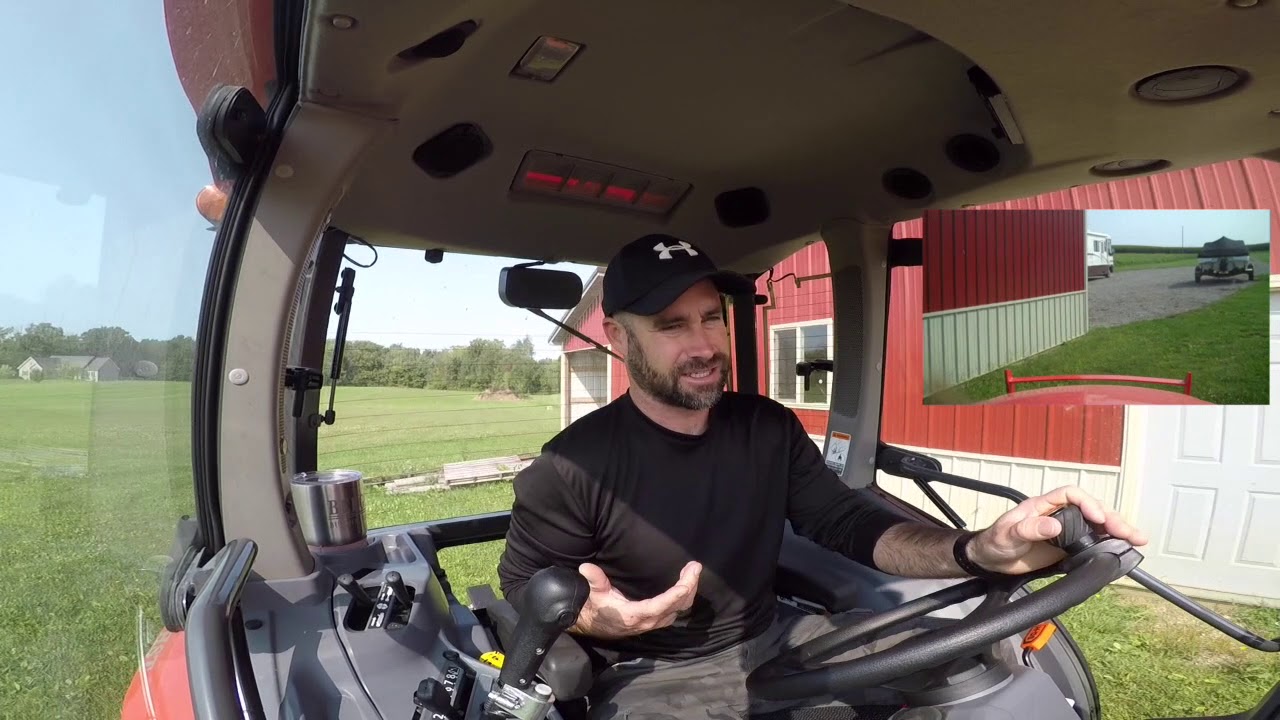 Mowing grass with my Kubota L4060 tractor