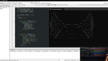 ASMR Programming - Water Ripple Simulation - No Talking