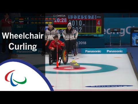 Wheelchair curling: Germany v Slovakia | Round Robin | 2018…