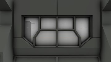Modular Sci-Fi Set Wip 62 Blender 2.75a  -Sci-fi door with animation