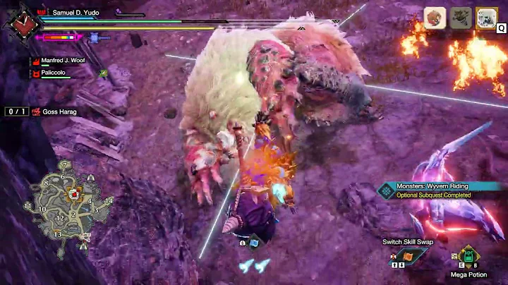 MHR Sunbreak solo courage hammer Goss Harag 5'29 | Every monster under 10 minutes part 16