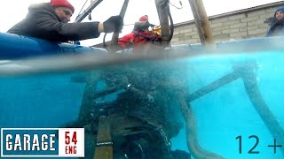 How long will a car engine work underwater?