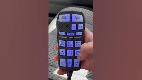 100W Handheld Remote Siren Tone Demo