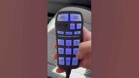 100W Handheld Remote Siren Tone Demo