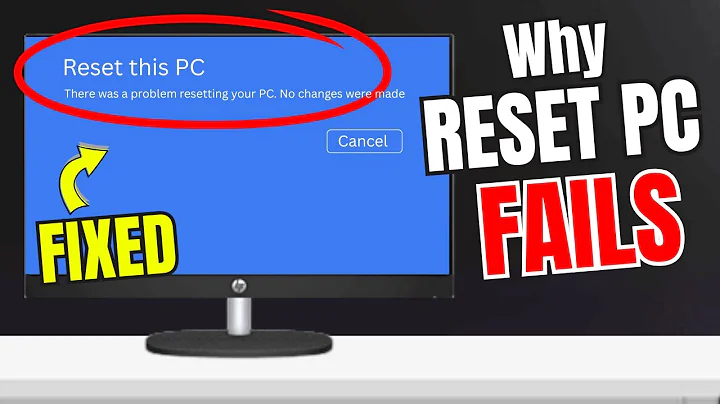 FIX "There was a Problem Resetting your PC" No Changes were made