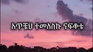 Aster aweke temetaleh beye | Aster aweke akal sew ( lyrics )
