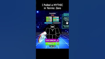 THIS MYTHIC IN TENNIS ZERO IS INSANE 🔥🔥#shorts #roblox #tenniszero #chrollo