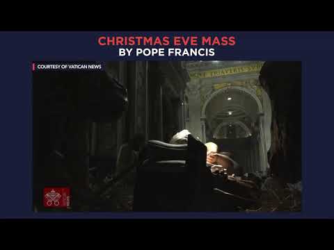 WATCH: Pope Francis celebrates Christmas Eve Mass 2021