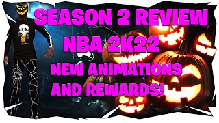 Nba 2k22 Season 2 Pass RELEASED AND NEW ANIMATIONS REVIEW!