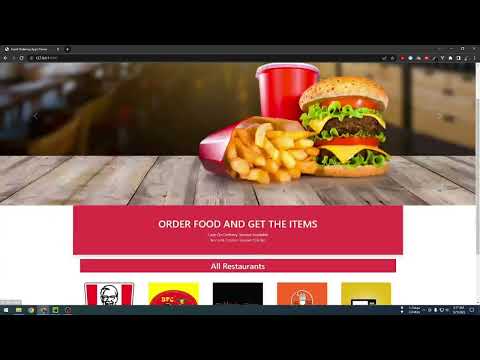 Food Ordering App | Demo | Django Project with Source Code