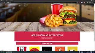 Food Ordering App | Demo | Django Project with Source Code