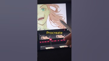how to ANIMATE hair in Procreate Dreams #drawing #art #digitalart #arttutorial #artprocess